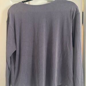 Lululemon drapey softstreme boatneck long sleeve shirt